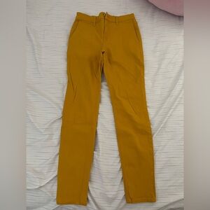Woman's Mustard Pants